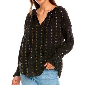 NWT SEA NEW YORK Laura Long Sleeve Boho Blouse